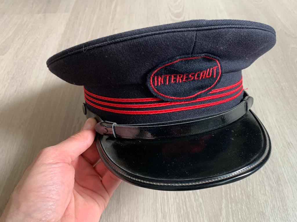 Oude pet / hoed Interescaut, Indian Caps, Ophalen, Zo goed als nieuw, Hoed, Pet, of Sjaal