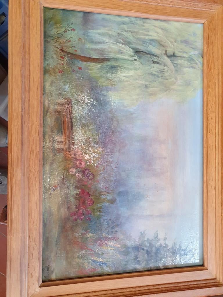 Tableau paysage 70x50cm, Enlèvement