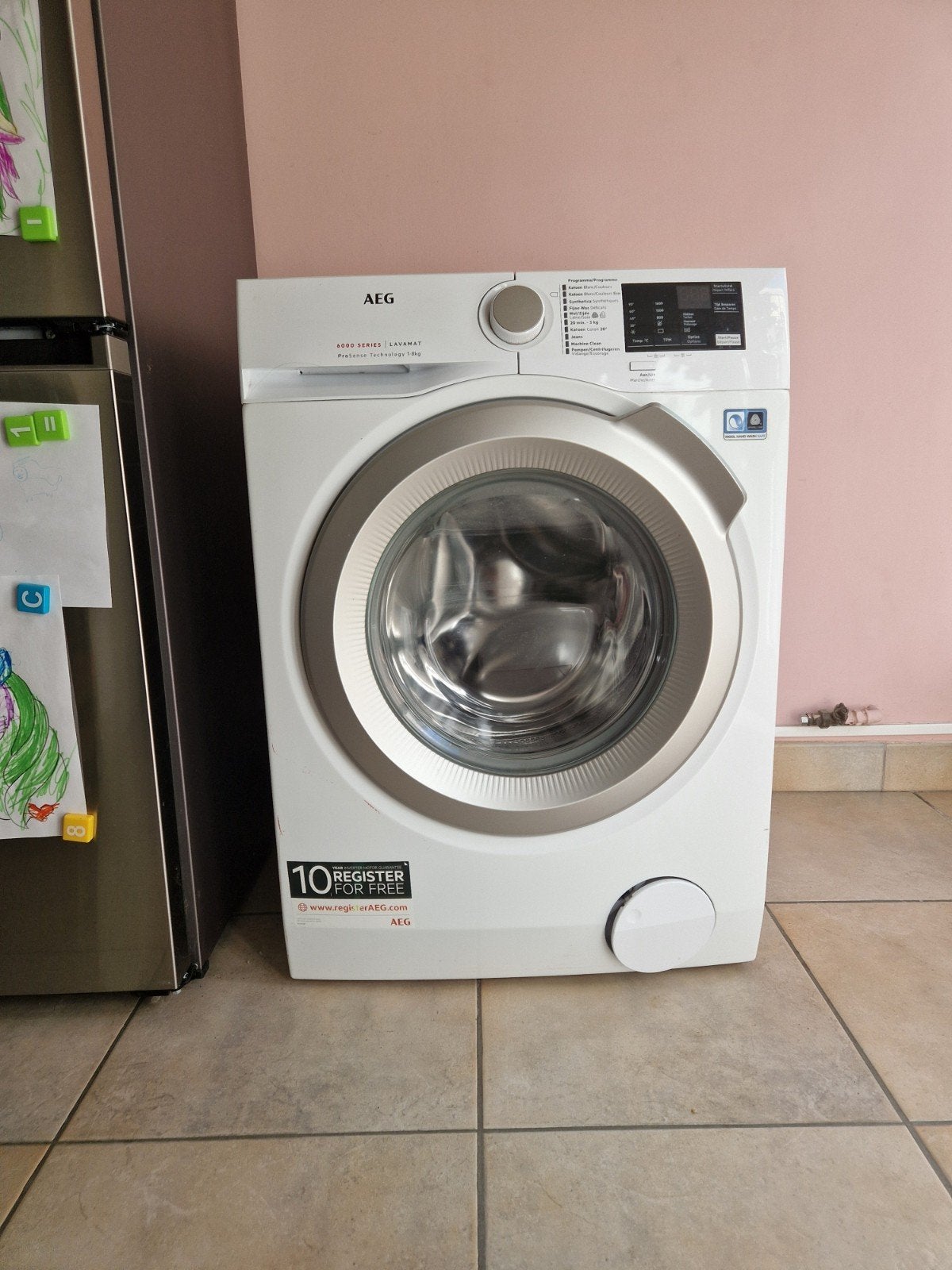 AEG 6000 Series ProSense – 8 kg – 1600 t/min – €190, Elektronische apparatuur, Wasmachines, Ophalen