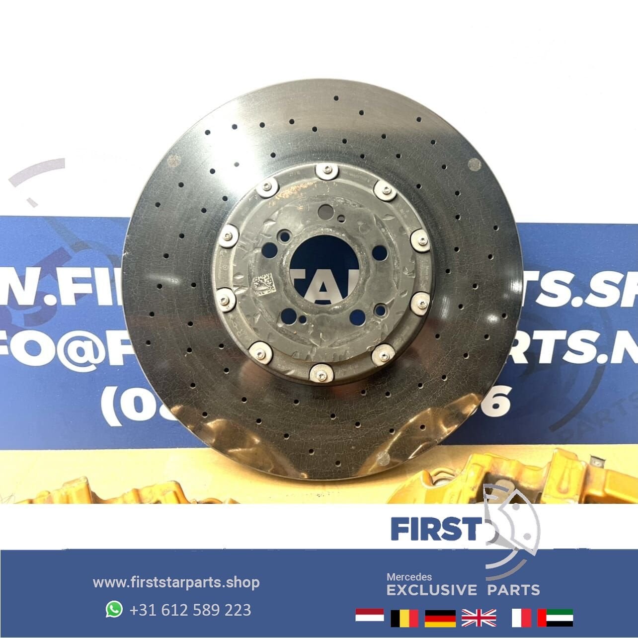 CARBON CERAMIC BRAKE DISC KERAMISCHE REM SCHIJF A2314211512, Utilisé, -, -, Enlèvement ou Envoi