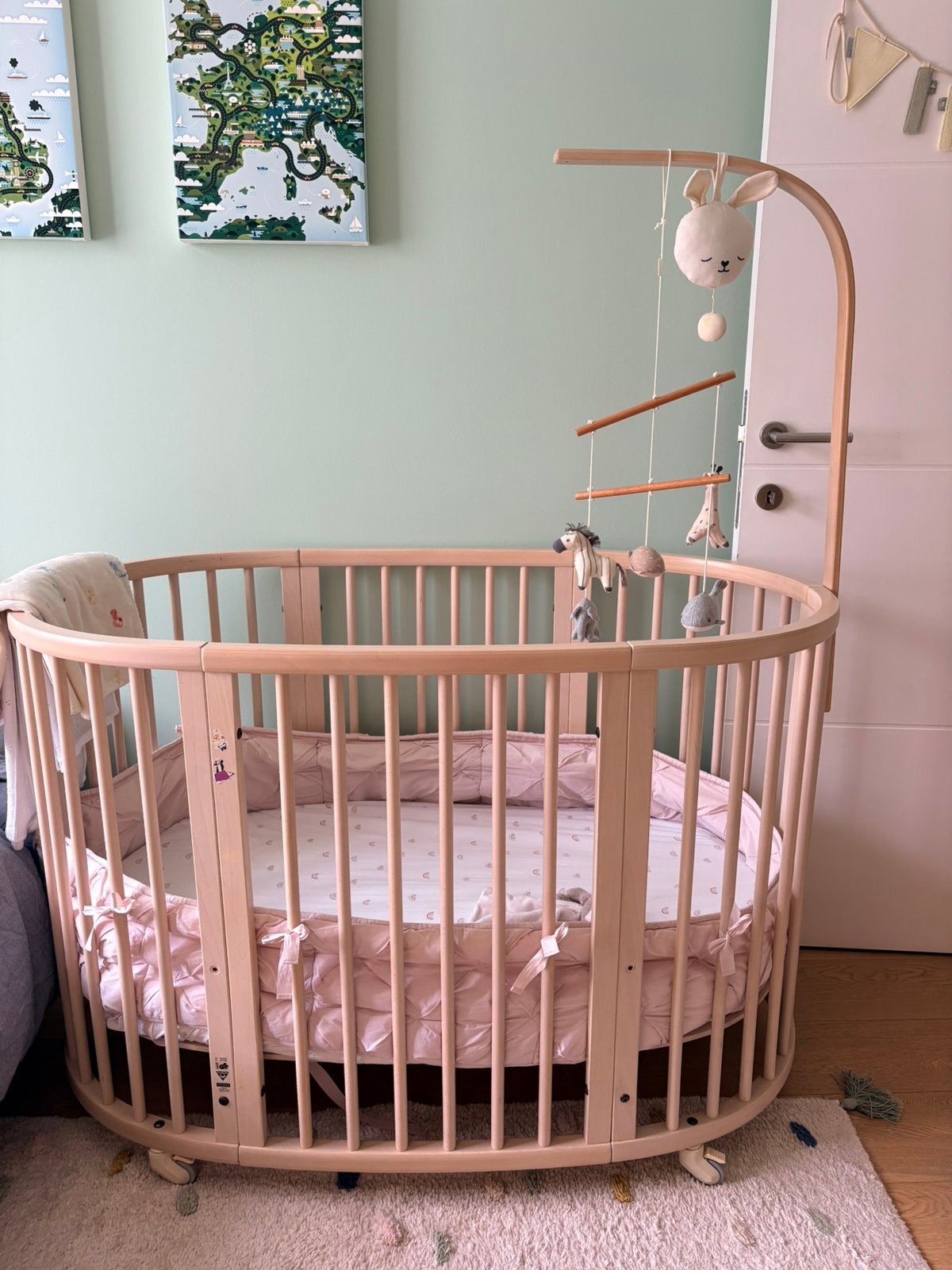 Stokke Sleepi Complete Set + Matress, Ophalen, Gebruikt, Ledikant