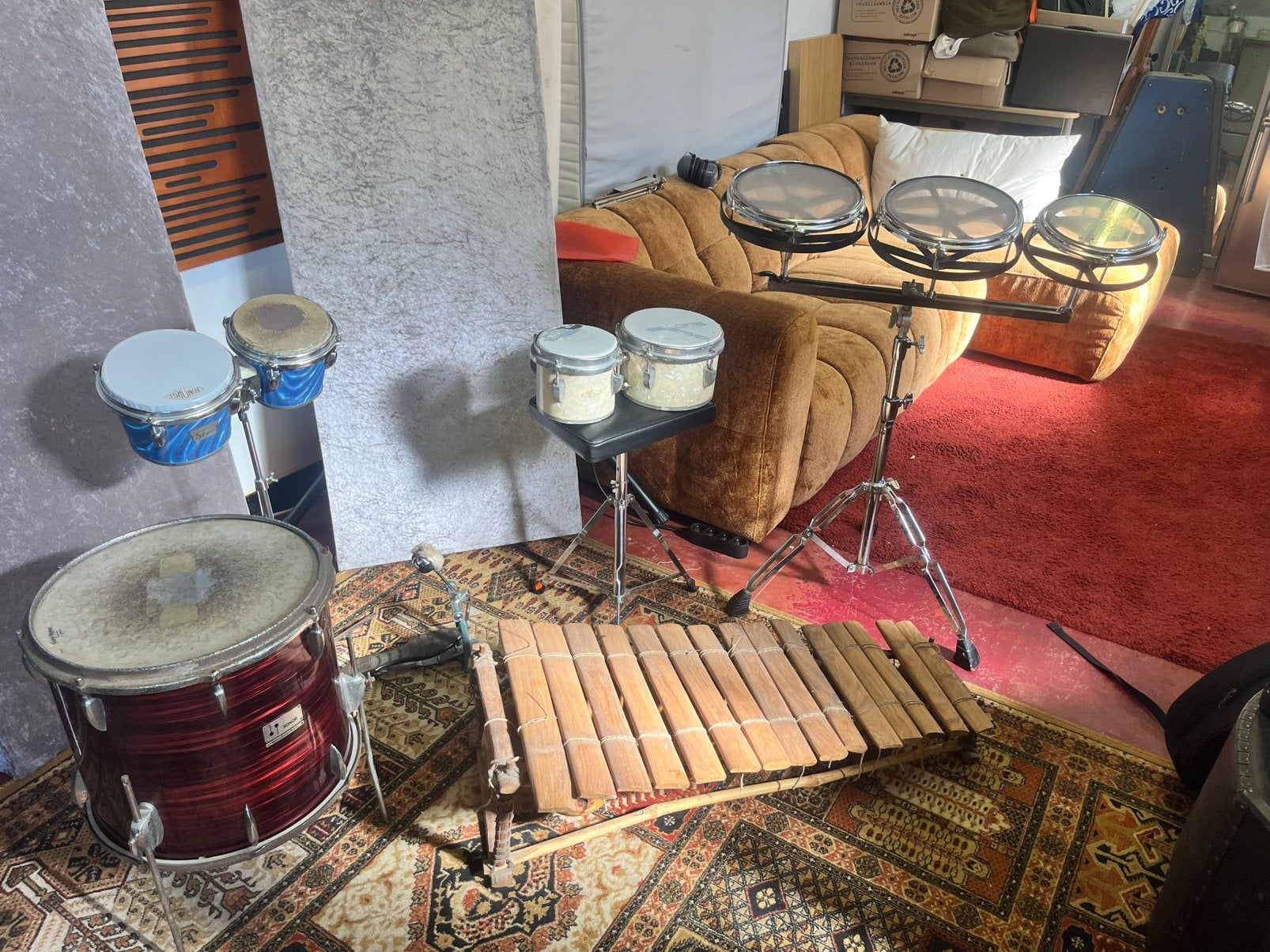 Percussions et percussions, Musique & Instruments, Batteries & Percussions, Enlèvement, Comme neuf, Premier