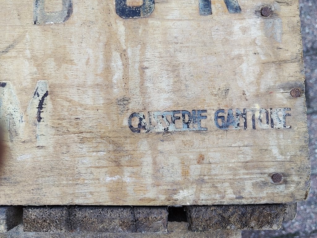 Oude bierbak brouwerij de Condor Boom, Ophalen