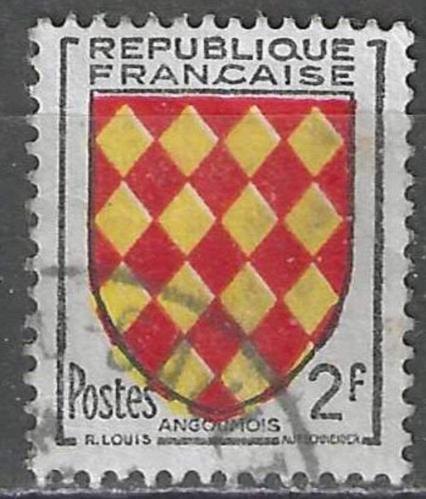 France 1954 - Yvert 1003 - Armoiries provinciales (ST), Envoi, Affranchi