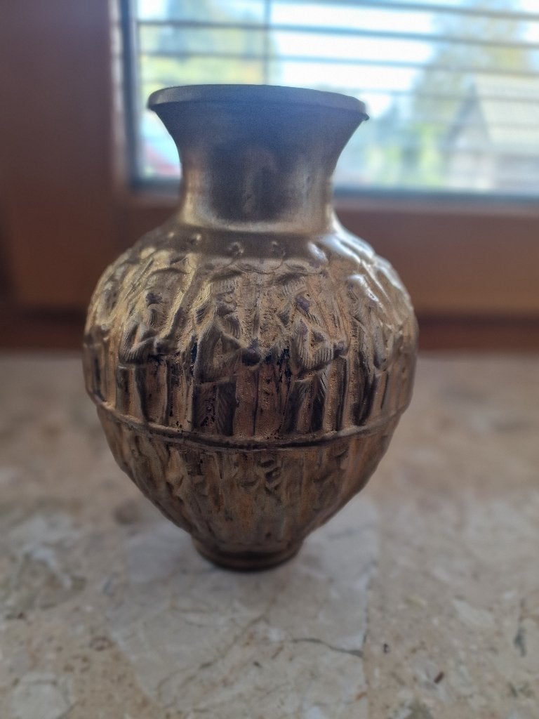 Vintage koperen vaas, Ophalen of Verzenden