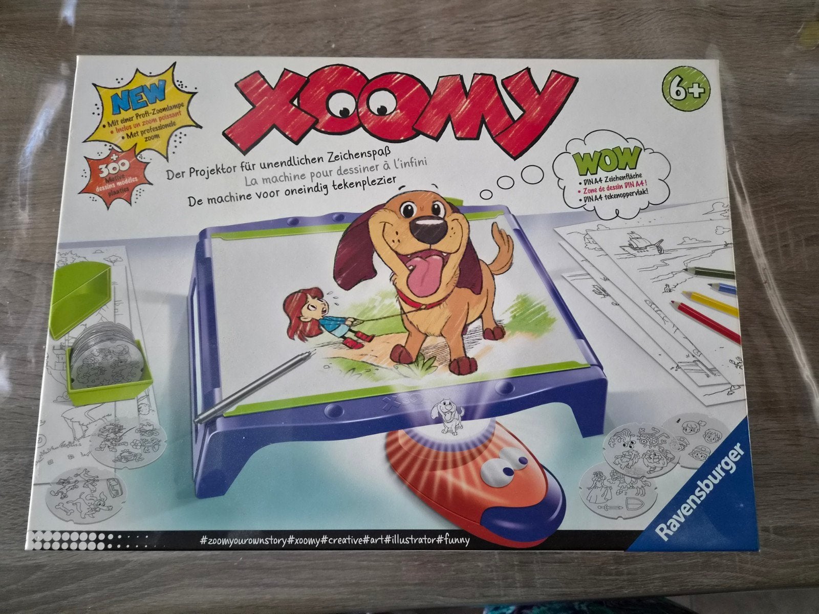 xoomy tekenmachine ravensburger, Kinderen en Baby's, Ophalen, Zo goed als nieuw, Knutselen, Met licht
