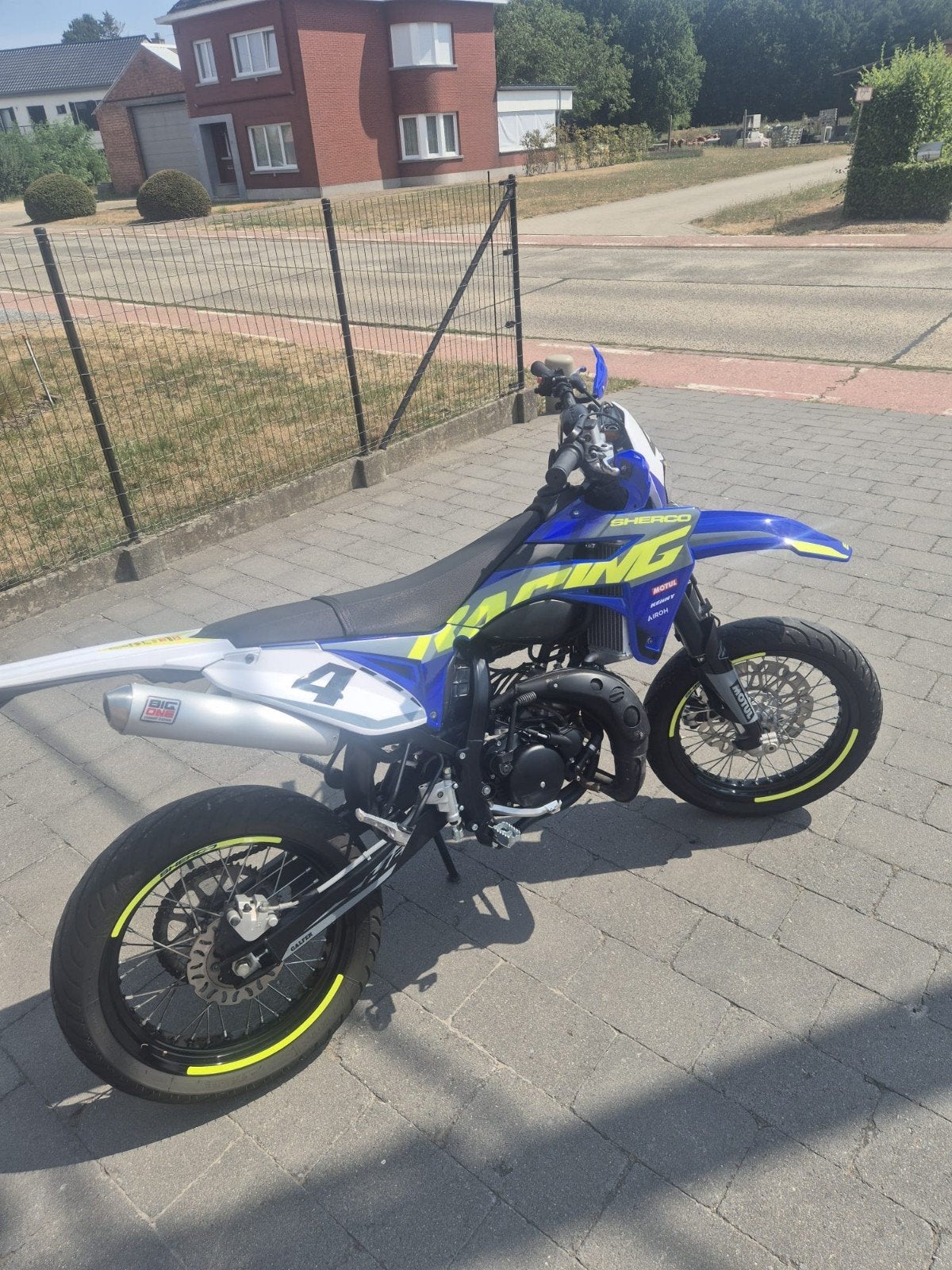 Sherco SM-RS 50 Factory blauw, Fietsen en Brommers, Brommers | Overige merken, Ophalen, 6 versnellingen, Sherco, 50 cc