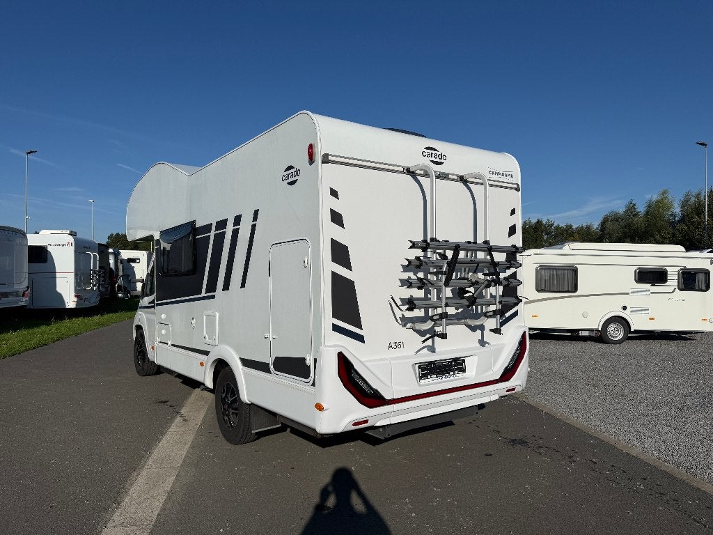 Carado Hymer A 361" familiecamper" 6 zitplaatsen rijbewijs B, Caravans en Kamperen, Raamblindering, Alkoof, Ringverwarming, Fiat