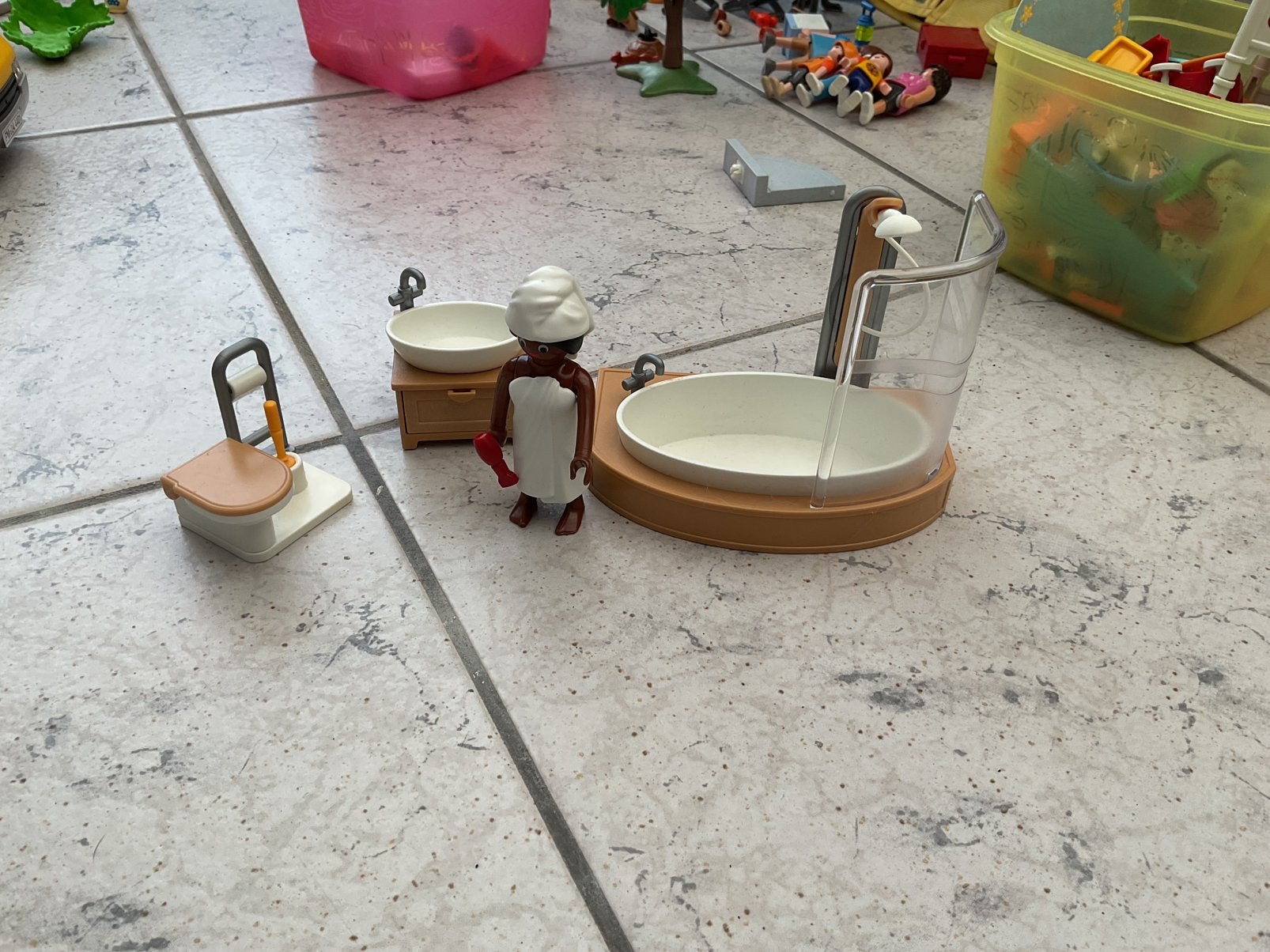 Playmobil badkamer, Ophalen of Verzenden, Zo goed als nieuw