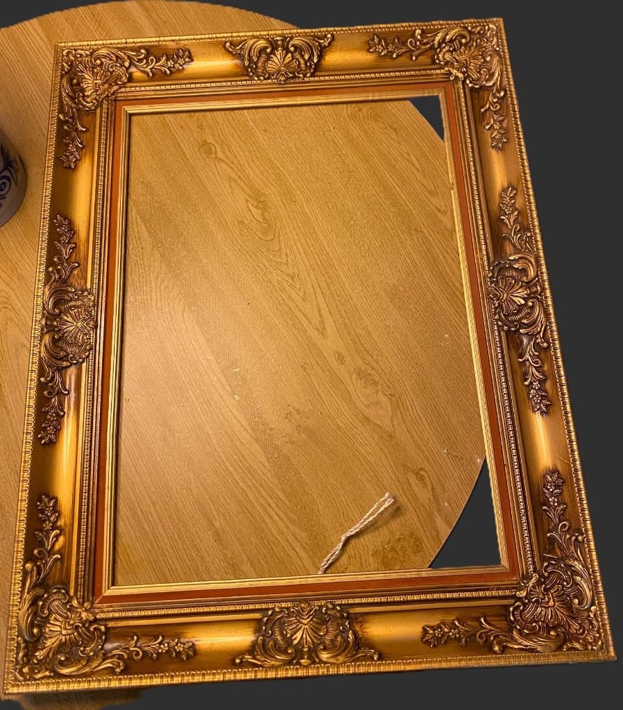 Exclusieve barokke vergulde lijst 87 x 68 cm, 75 cm ou plus, Enlèvement, Utilisé, 50 à 75 cm