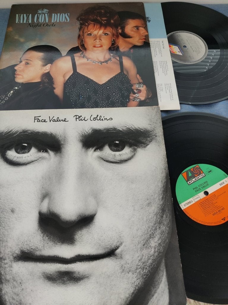 Vaya con dios (night owls) + phil collins (face value,openkl, Ophalen of Verzenden, LP