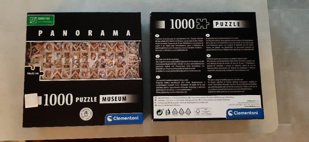 puzzel 1000 st (Sixtijnse kapel - plafond), Ophalen, Legpuzzel