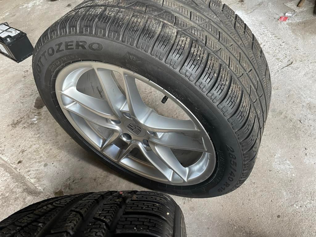 Jantes + pneus Porsche Panamera 970, Autos : Pièces & Accessoires, Pneus & Jantes, Pneus et Jantes, Pneus hiver, 255 mm, Véhicule de tourisme