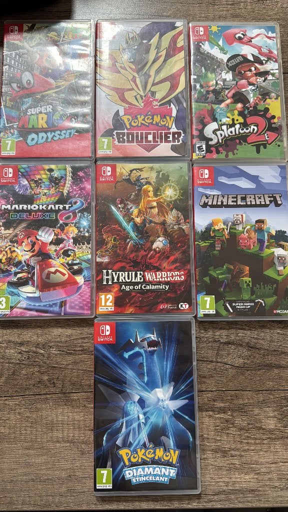 Lot jeux Nintendo Switch, Consoles de jeu & Jeux vidéo, Enlèvement ou Envoi, Comme neuf