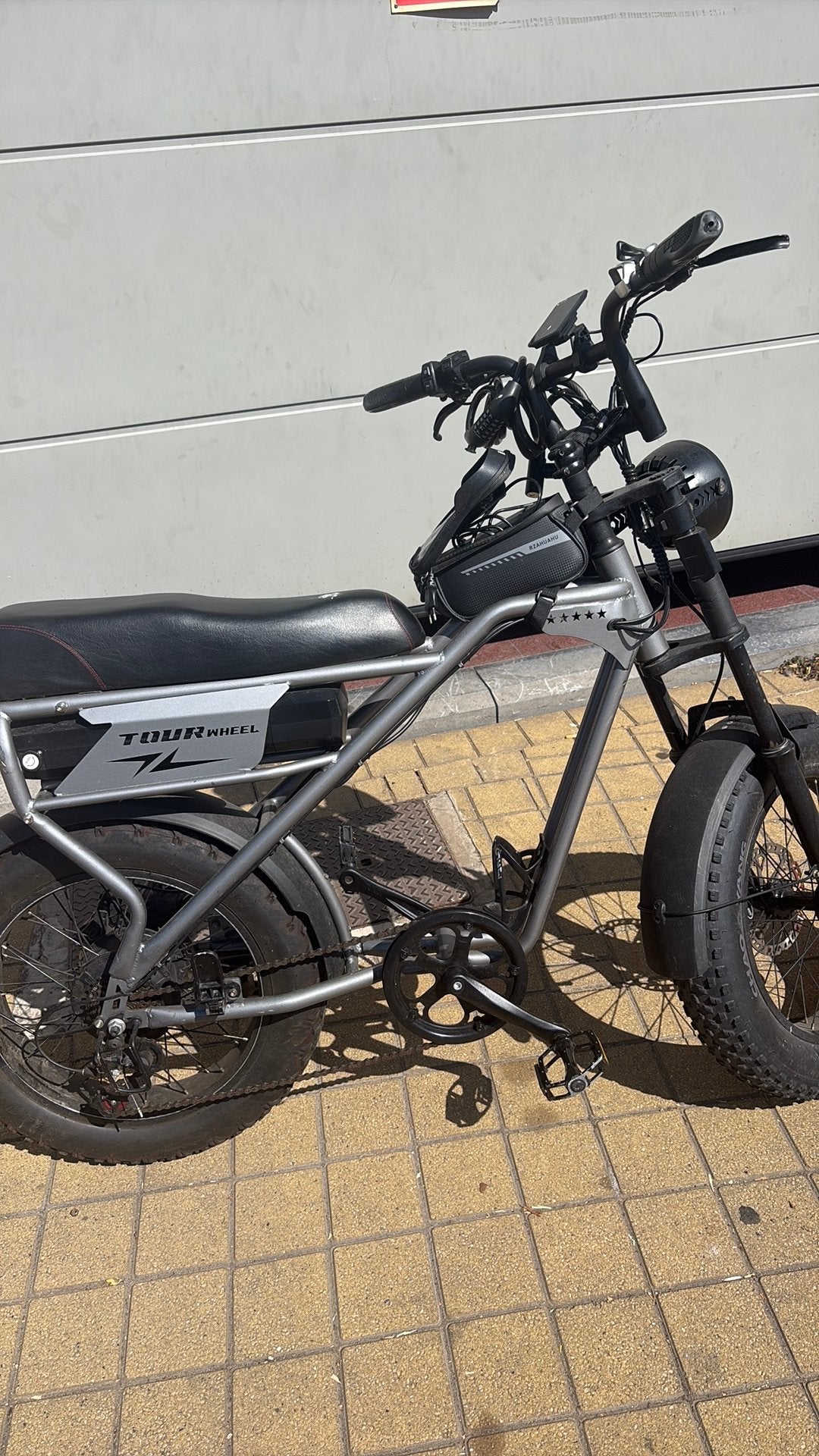 Touw whee zwart da hang af, Fietsen en Brommers, Gebruikt, Ophalen of Verzenden, 51 tot 55 cm, 30 tot 50 km per accu