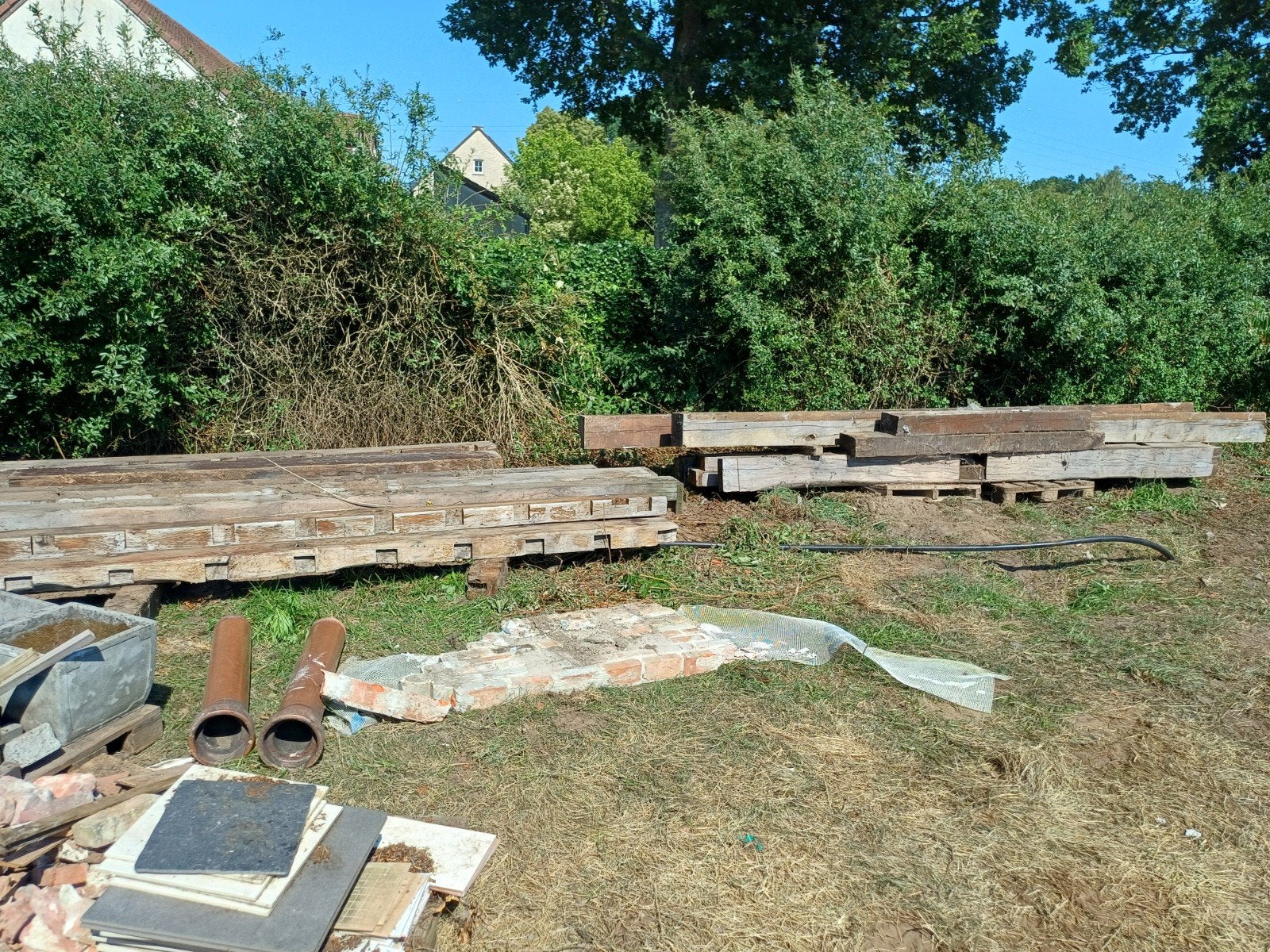 Eiken balken, Jardin & Terrasse, Terrasses, Enlèvement