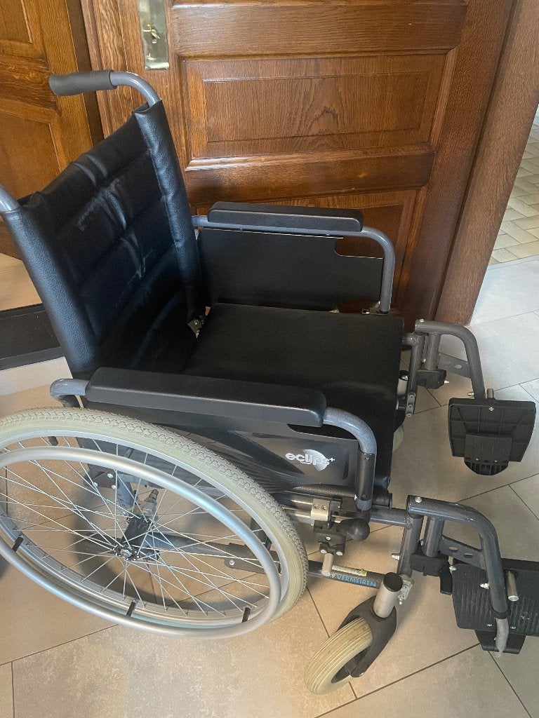 Rolstoel Vermeiren Eclips, Divers, Chaises roulantes, Enlèvement, Comme neuf, Fauteuil roulant à pousser