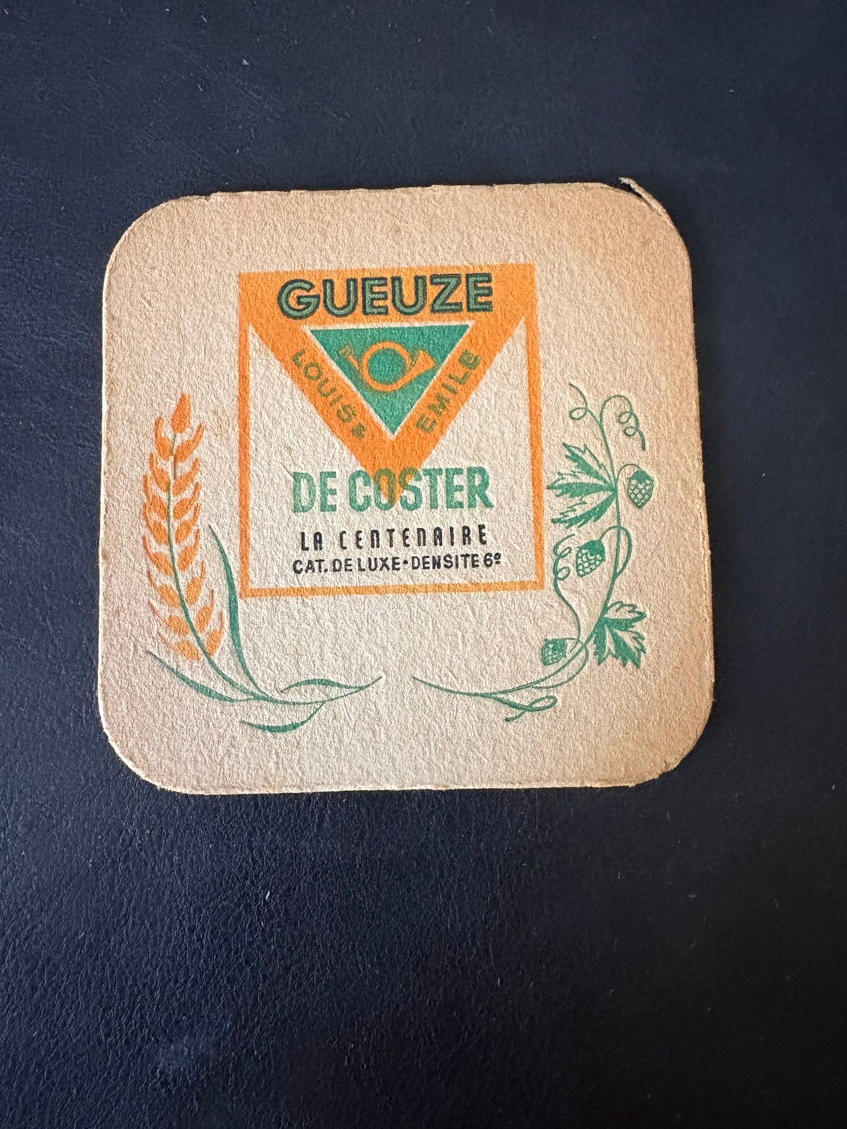 Gueuze De Coster Louis &Emile .la Centenaire  orange, Ophalen of Verzenden, Zo goed als nieuw