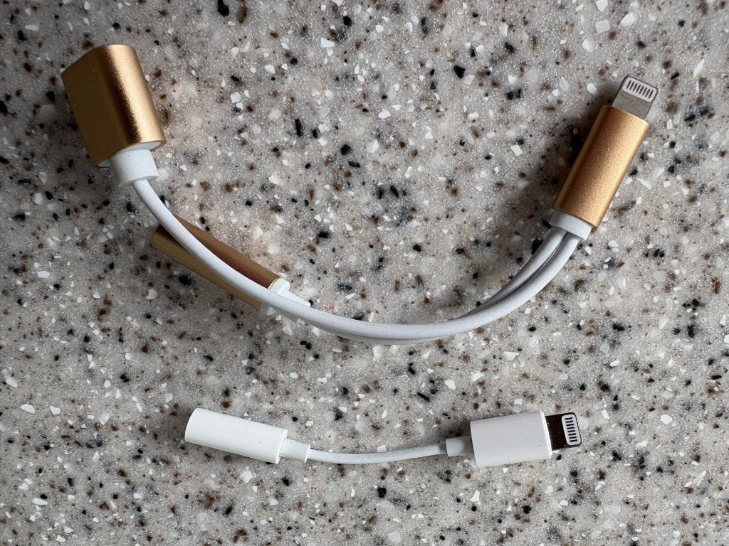 Lightning to Audio kabel / Adapter, Telecommunicatie, Mobiele telefoons | Toebehoren en Onderdelen, Zo goed als nieuw, Snoer of kabel