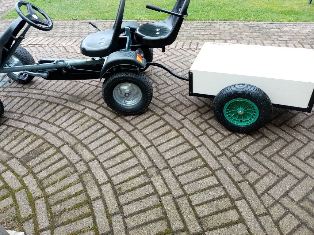 Gocart, duozit, vrijloop, kiepkar, Kinderen en Baby's, Speelgoed | Buiten | Skelters, Ophalen, Gebruikt, Duozit