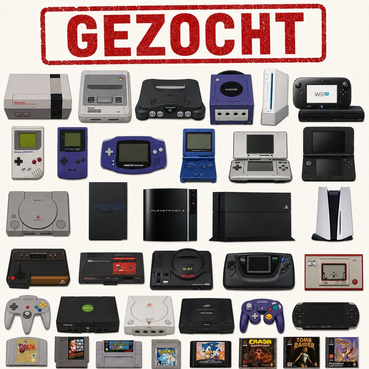 Gezocht! Consoles en games, Ophalen, Nintendo, Zo goed als nieuw