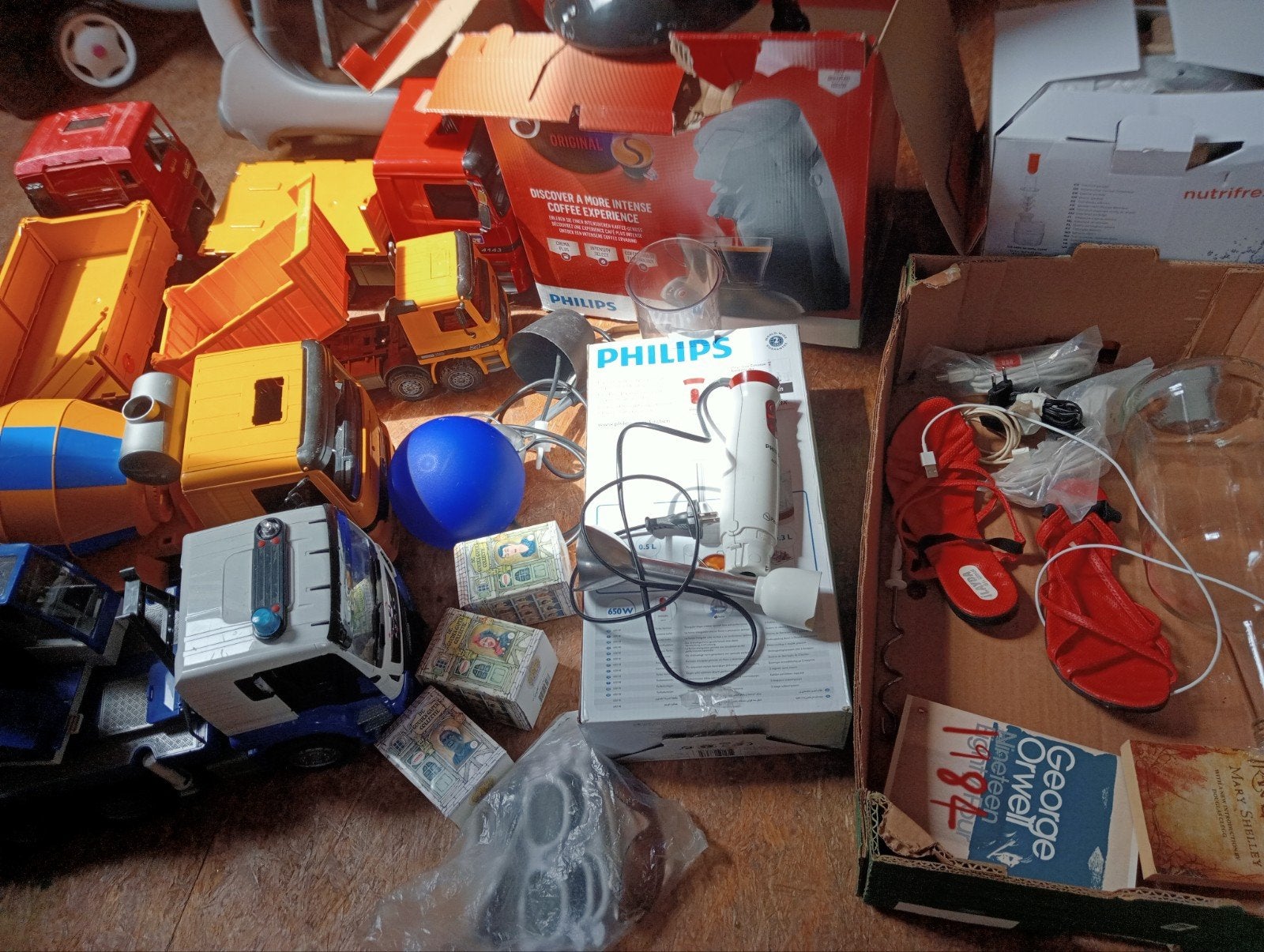 Brocante lot, Ophalen