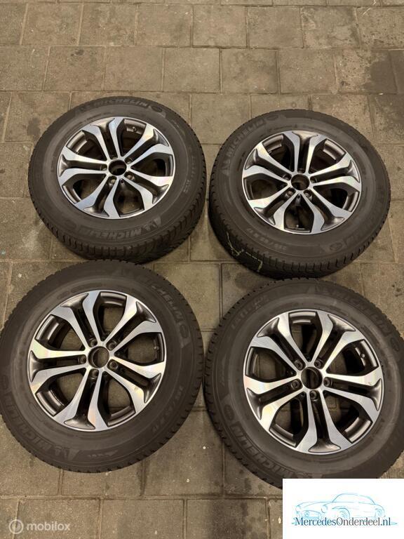 W253 GLC Lm velgen winterbanden 17 inch 235/65/17, Enlèvement ou Envoi, Utilisé, Jante(s)