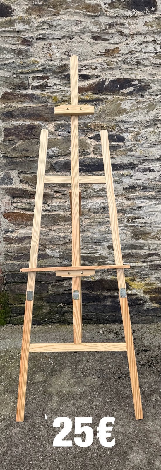 Chevalet pliable en bois de 1,75 m pour peinture, Enlèvement, Comme neuf, Chevalet