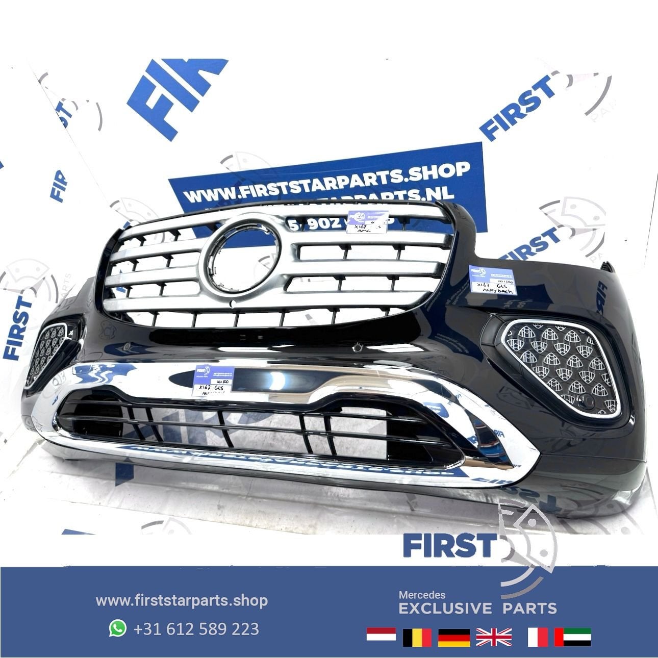 X167 GLS MAYBACH BUMPER A1678859305 W167 MAYBACH VOORBUMPER, -, Mercedes-Benz, Utilisé, -