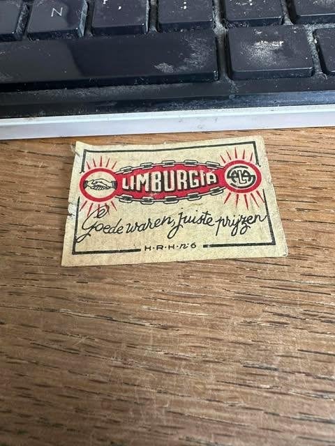 limburgia luciferdoos etiket goede waren juiste prijzen, Boîtes ou marques d'allumettes, Utilisé, Limburgia, Info@limburgialb.si