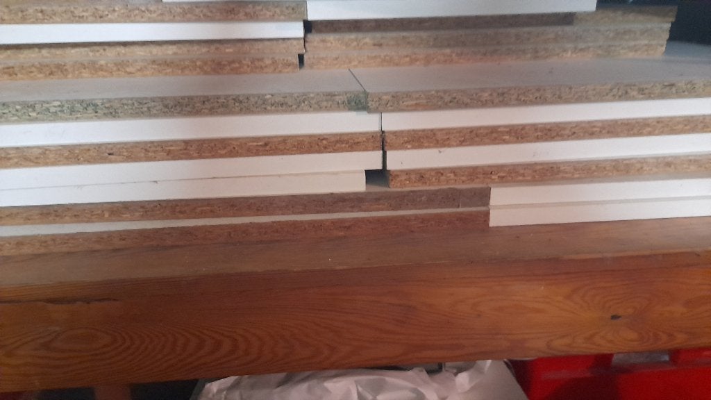 melamineplaten, Doe-het-zelf en Bouw, Ophalen, Nieuw, Overige materialen, 20 tot 50 mm