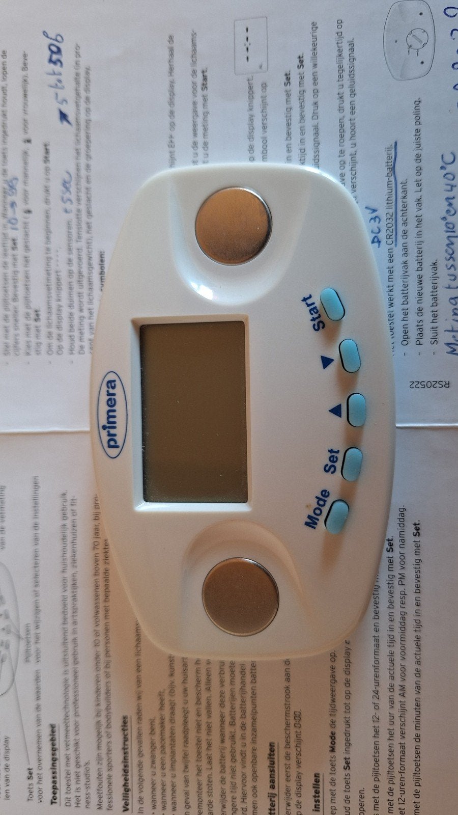 Vetmeter Premera met met handleiding Nederlands Frans, Ophalen of Verzenden, Zo goed als nieuw