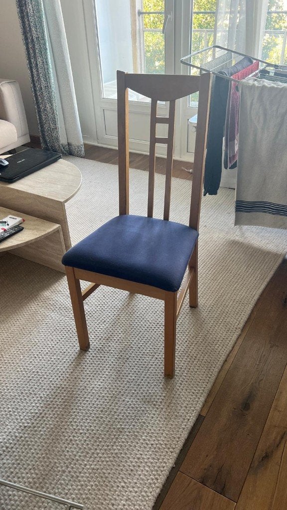 Set van 5 stoelen te koop, Ophalen, Gebruikt, Hout, Vijf, Zes of meer stoelen