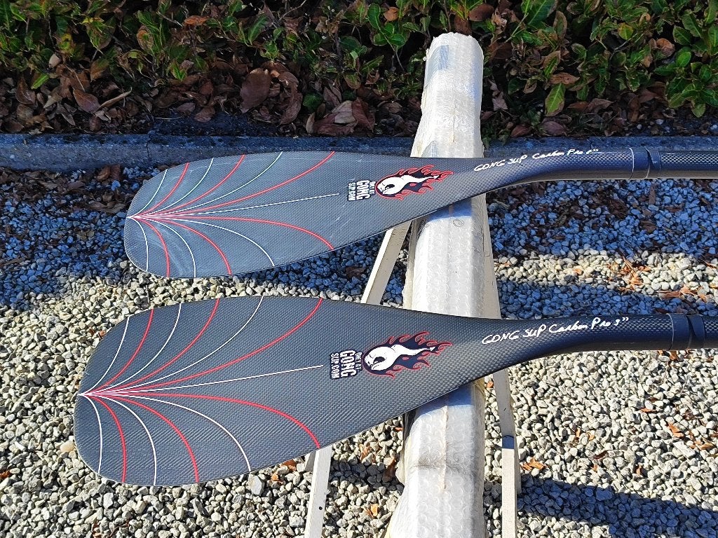 Paddle gong carbon pro 8" et 9", Watersport en Boten, Ophalen, Zo goed als nieuw, SUP-peddels