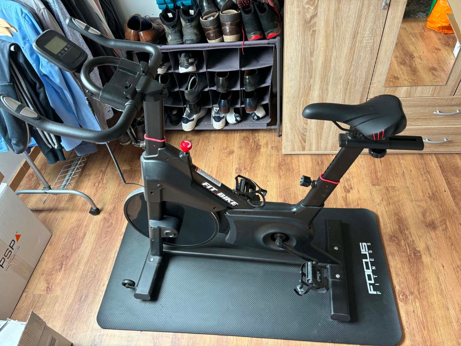 Spinning fiets, Ophalen, Zo goed als nieuw