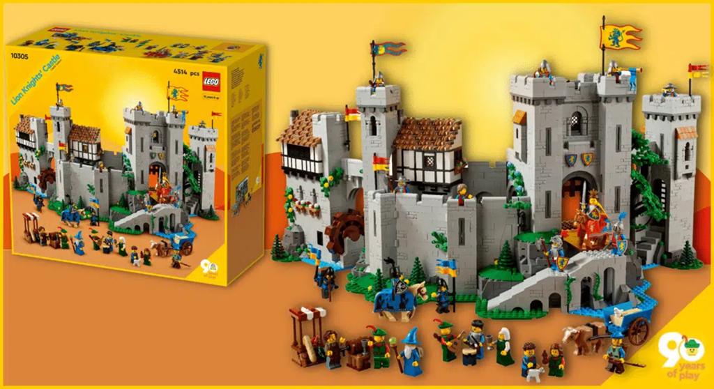 Lego kasteel 10305, Postzegels en Munten, Ophalen