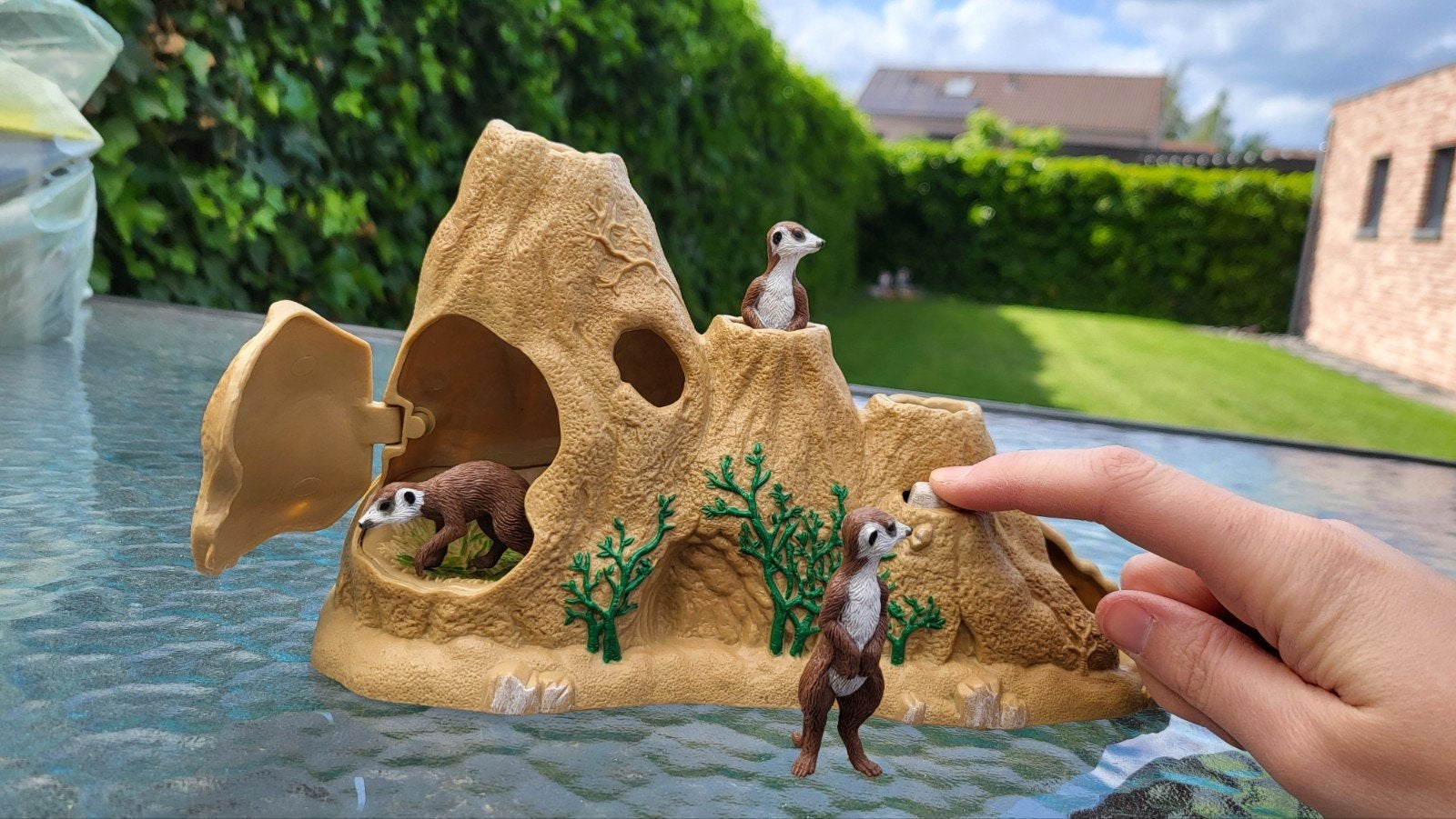 meerkat speeltje, Ophalen, Zo goed als nieuw