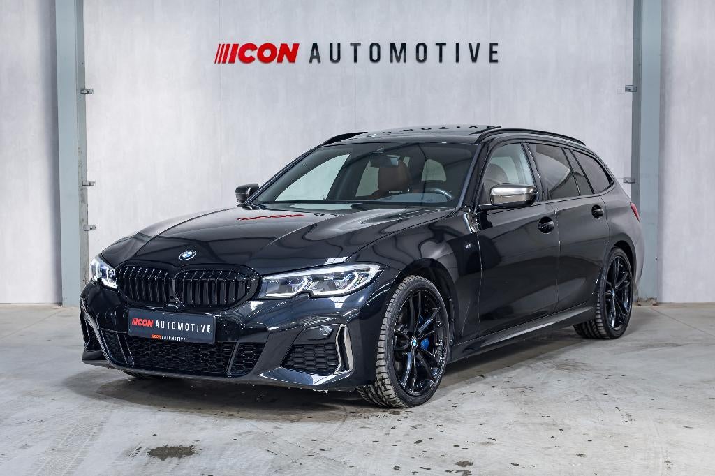 BMW M340i G21 - LICHTE VRACHT | 100% BTW | FULL OPTIXI, Auto's, Automaat, 4 deurs, Euro 6, Zwart