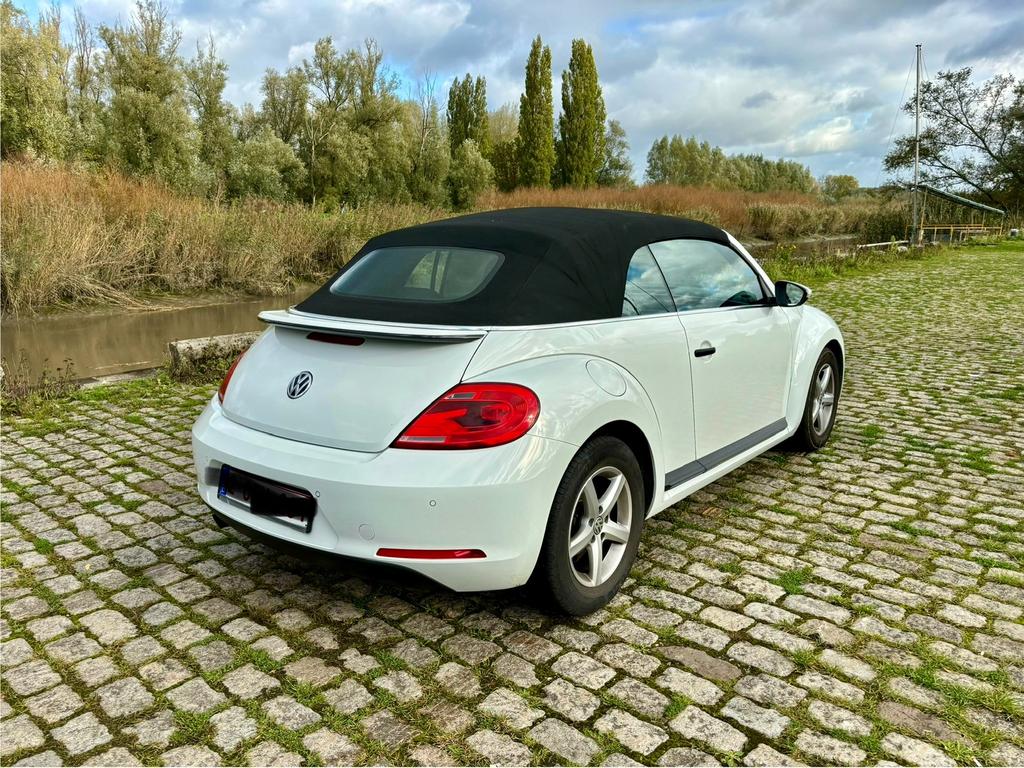 VW BEETLE CABRIO, Auto's, Voorwielaandrijving, 118 g/km, Cabriolet, Wit