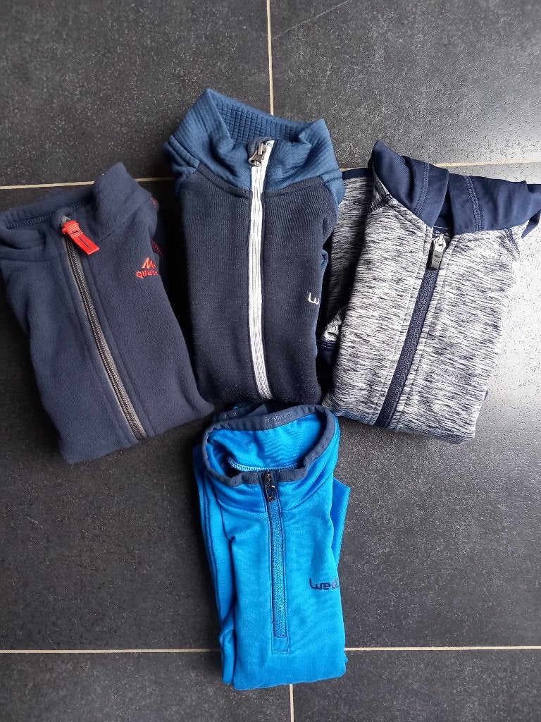 4 sportpulls 116, Kinderen en Baby's, Ophalen of Verzenden, Gebruikt, Jongen, Trui of Vest