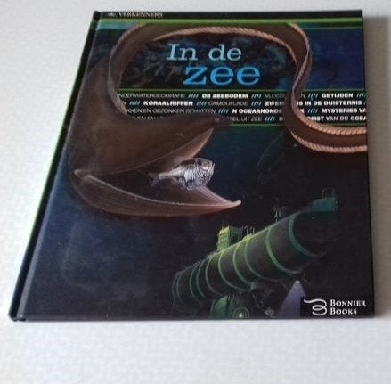 In de zee Hardcover 64 pagina's Stromingen, v, Livres, Animaux & Animaux domestiques, Enlèvement, Comme neuf, Poissons