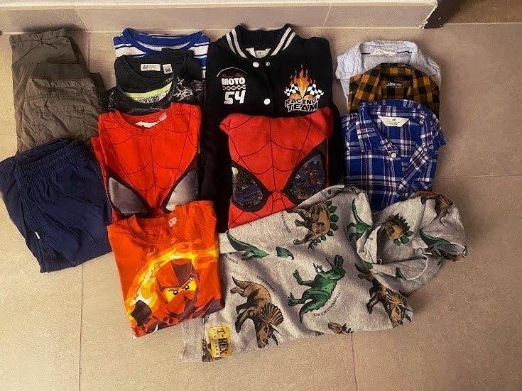 Pakket jongenskledij maat 122-140, Enlèvement ou Envoi, Pantalon