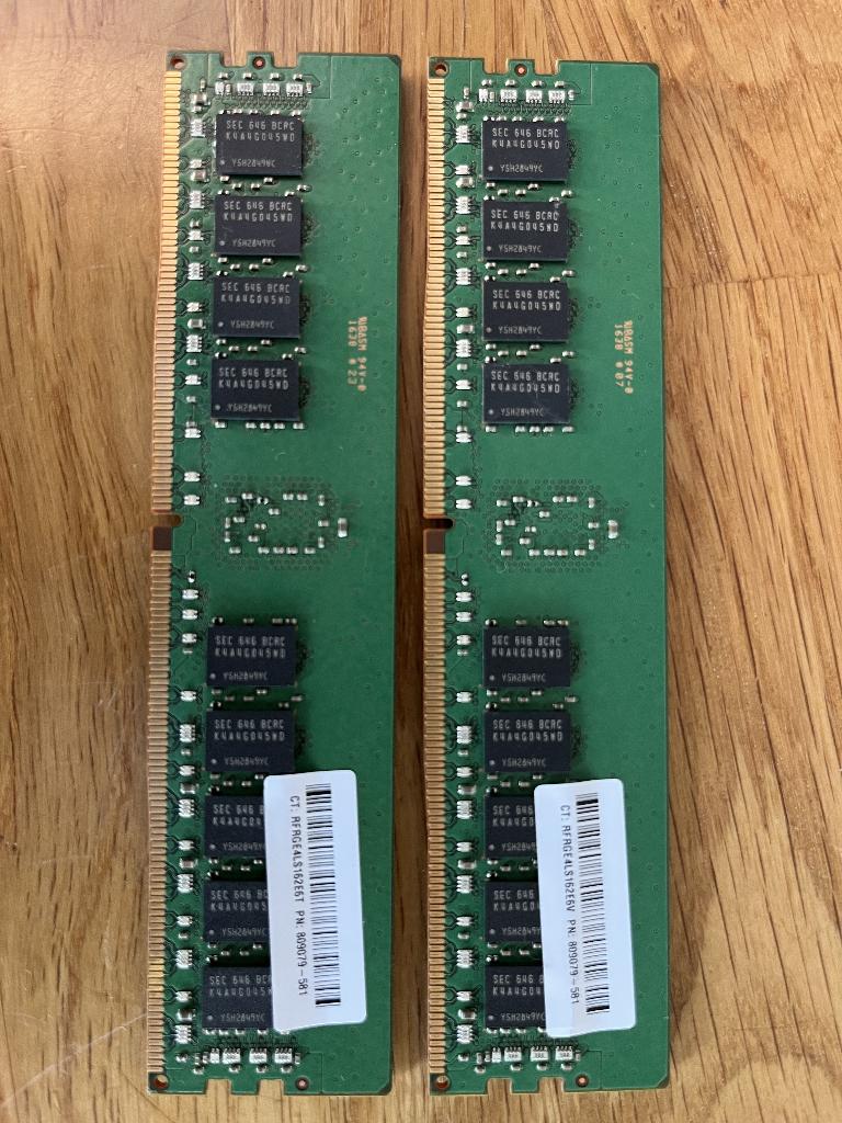 server RAM 8GB PC4-2400T, Gebruikt, Server, DDR4, 8 GB