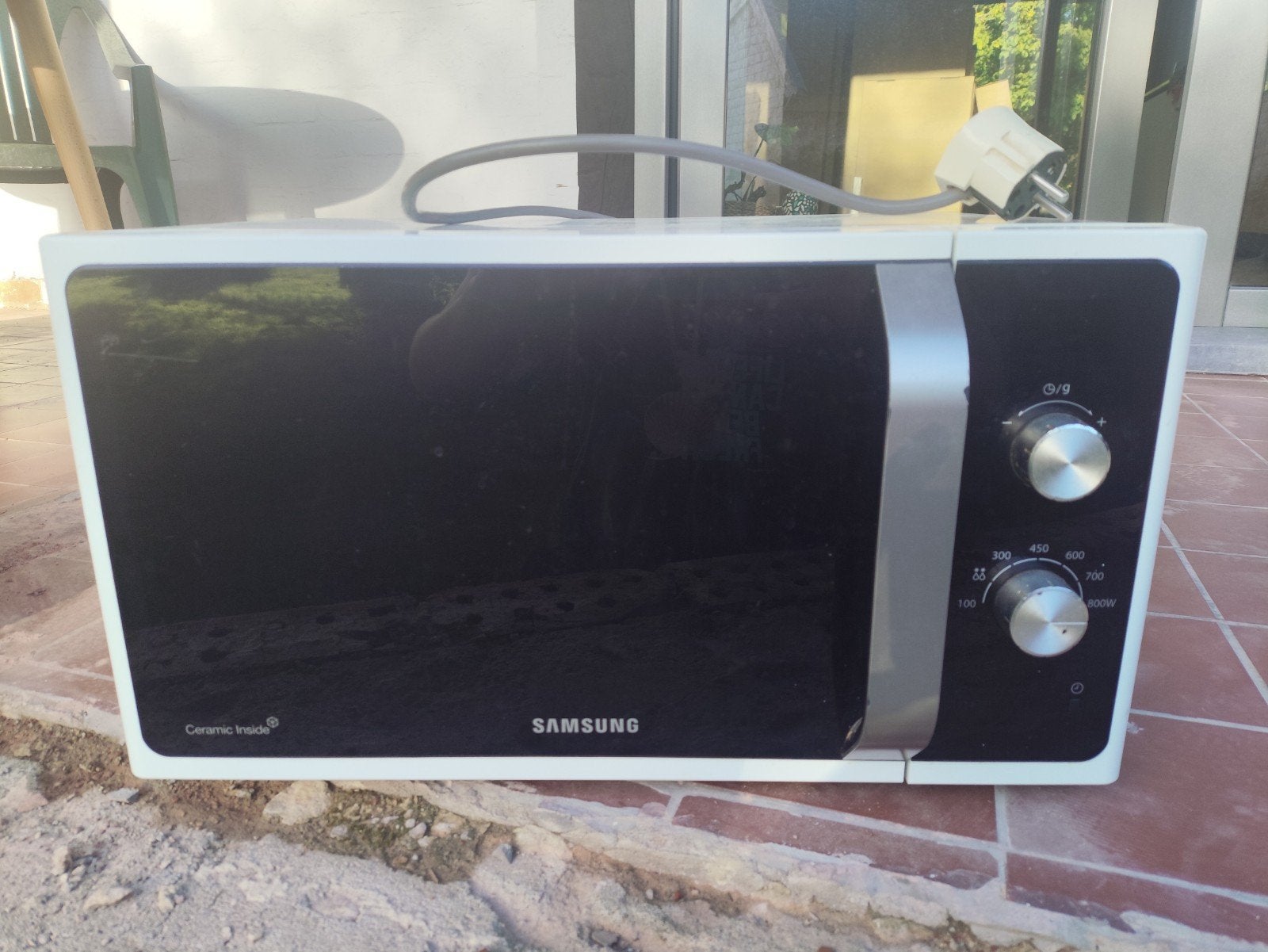 Micro-ondes Samsung, Comme neuf, Enlèvement, 45 à 60 cm, À Poser