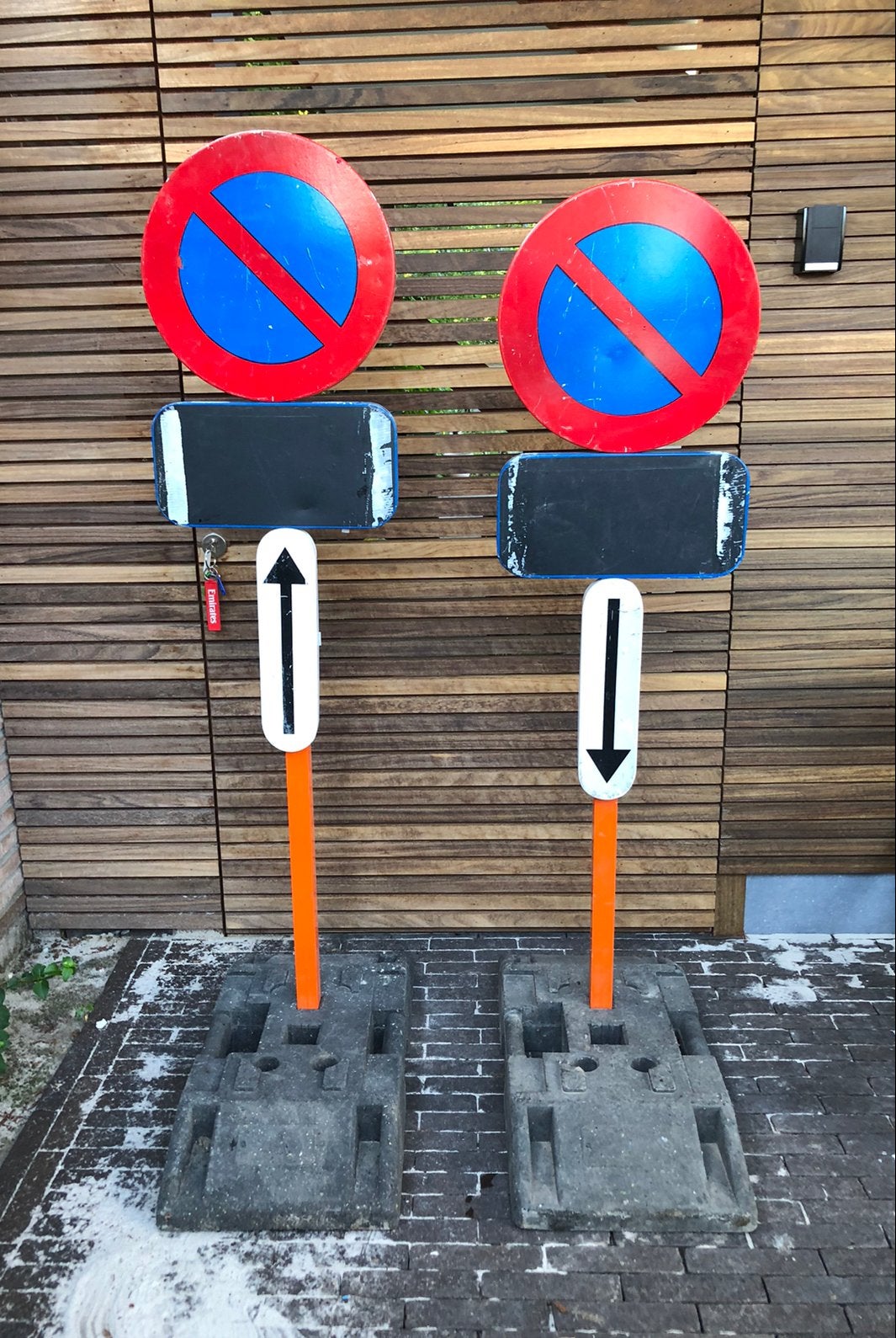 Set E3 parkeerverbod borden, Ophalen, Gebruikt