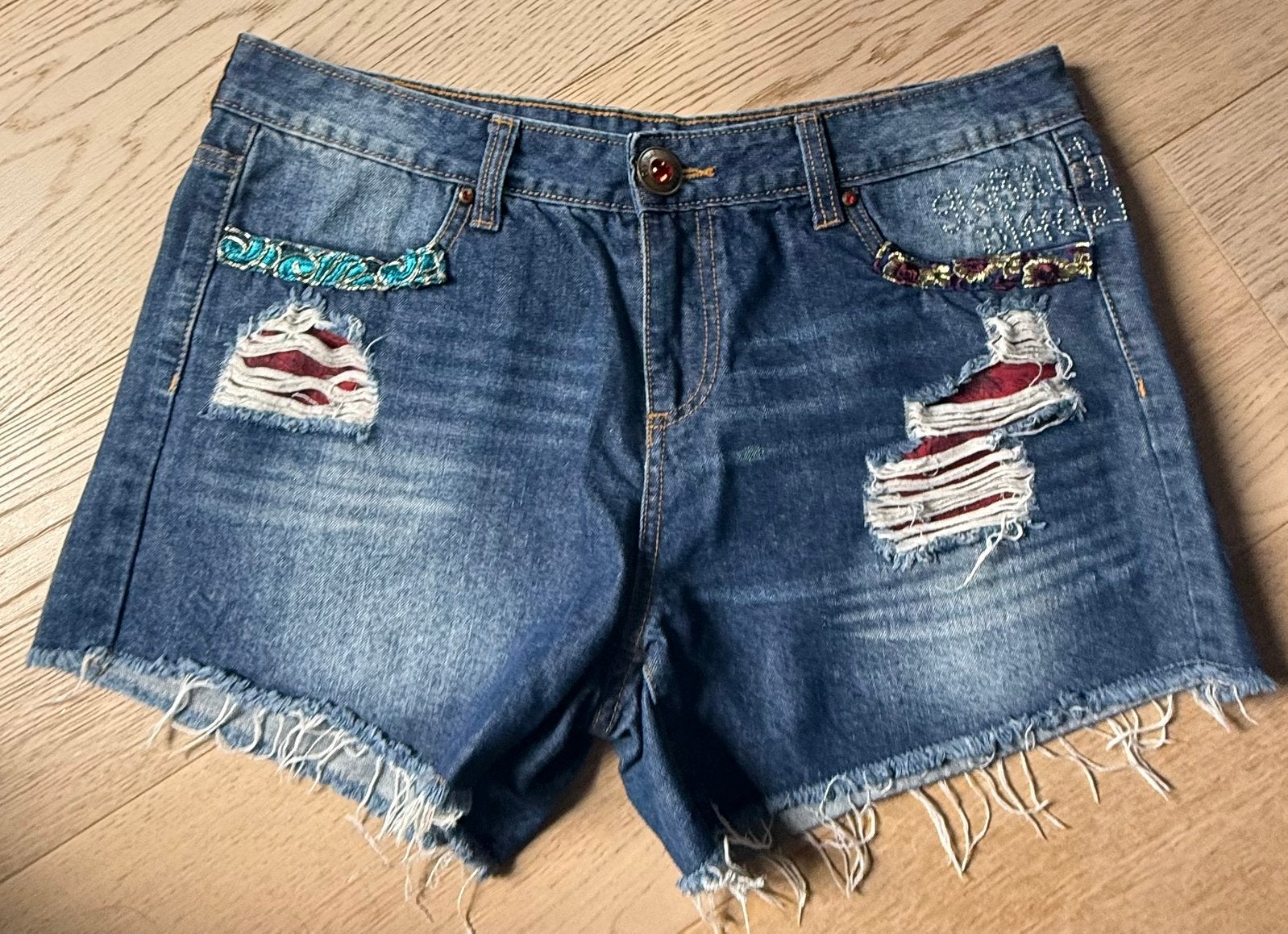 Desogual jeansshort maat 40, Ophalen of Verzenden, Zo goed als nieuw