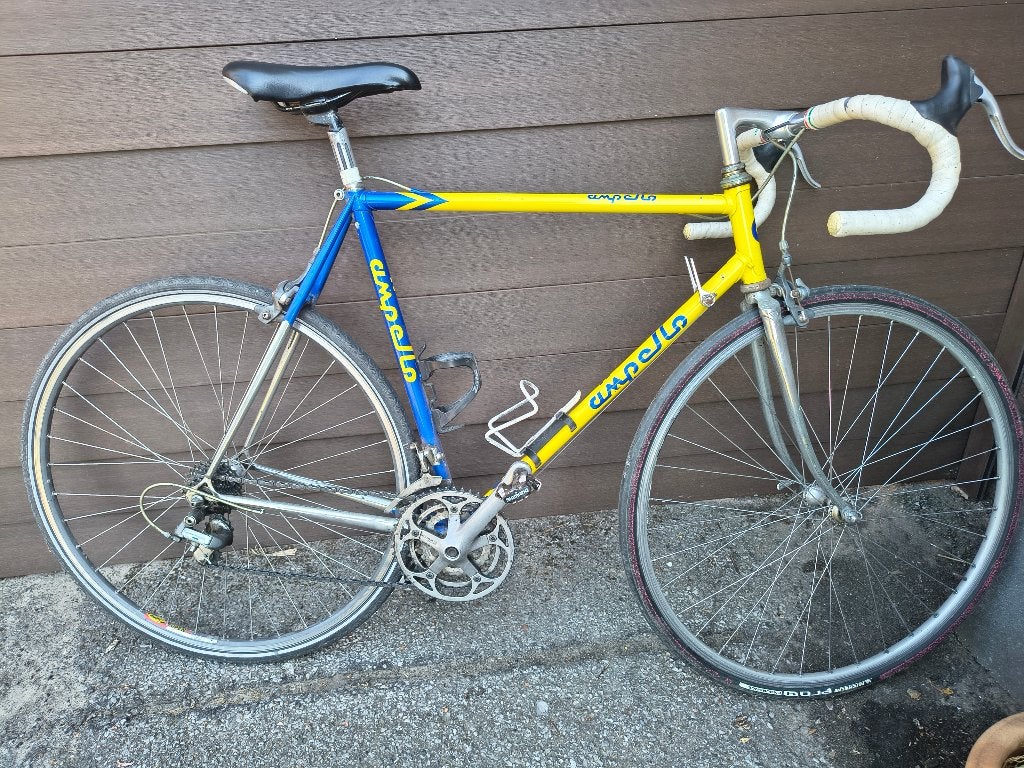Retro koersfiets Ampello, Vélos & Vélomoteurs, Vélos | Hommes | Vélos de sport & Vélo de randonnée, Autres marques, Frein sur jante