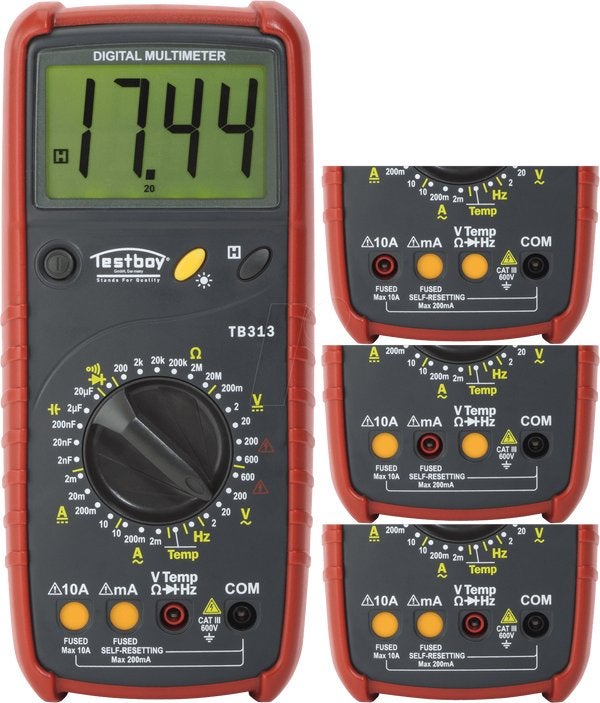 Multimeter Testboy TB313 in perfecte staat, Bricolage & Construction, Enlèvement ou Envoi, Comme neuf, Multimètre