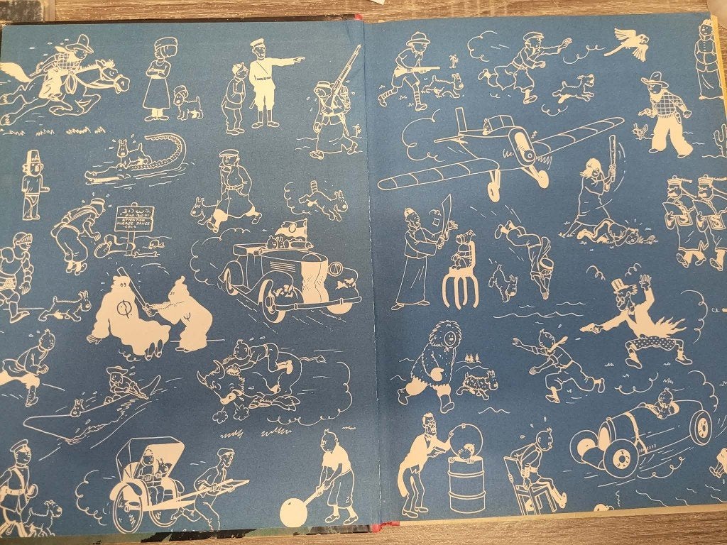 BD Tintin – On a marché sur la Lune – EO Belge 1955 B12, Boeken, Ophalen of Verzenden, Gelezen