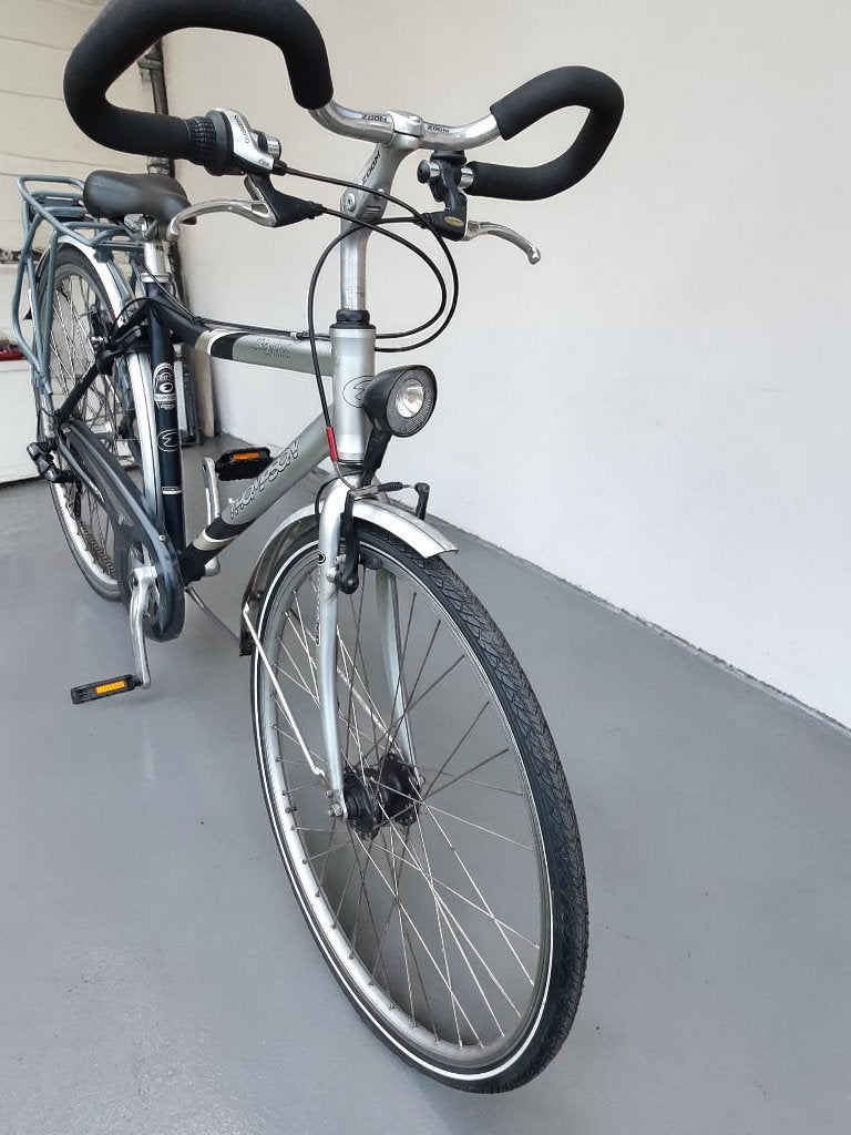 THOMPSON Herenfiets – Aluminium – 7v – IN TOPSTAAT!, Fietsen en Brommers, Velgrem, Versnellingen, 49 tot 53 cm, Zo goed als nieuw